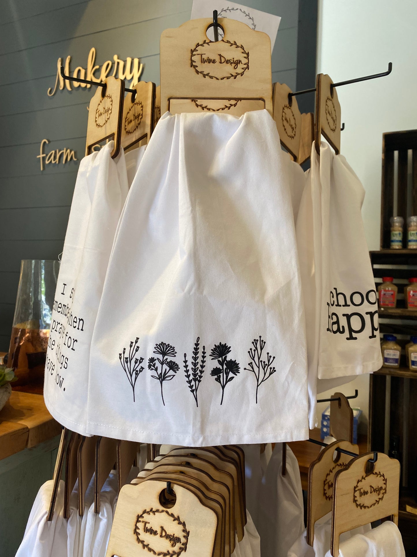 Wildflower Tea Towel