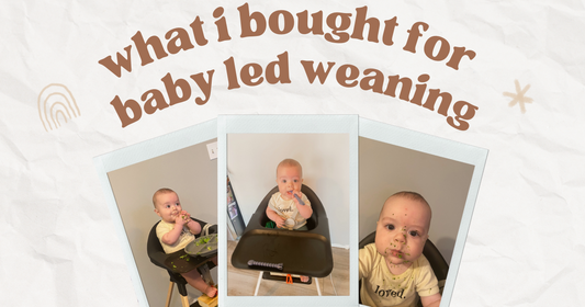 What I Bought For Baby Led Weaning