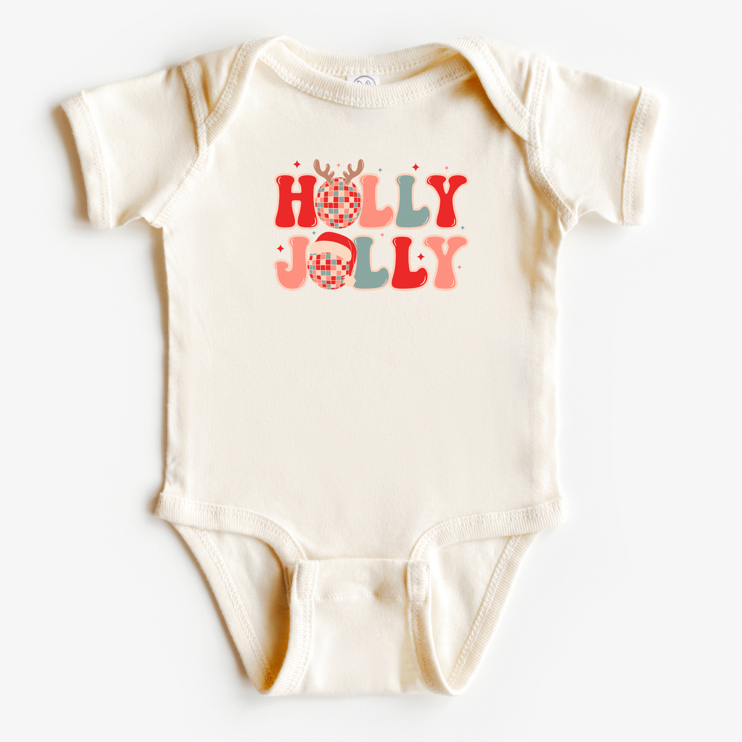 Holly Jolly Disco Ball Bodysuit and Tee