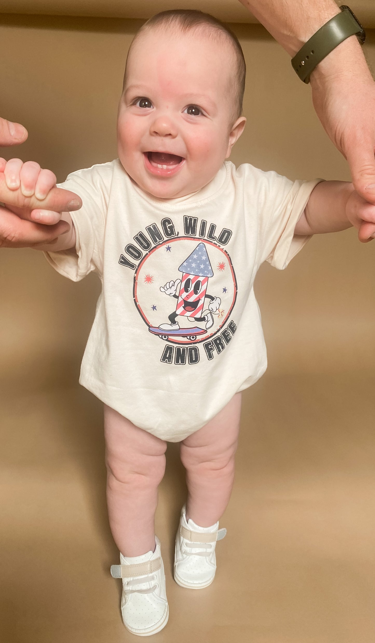 Young, Wild and Free Toddler / Infant Bubble Romper