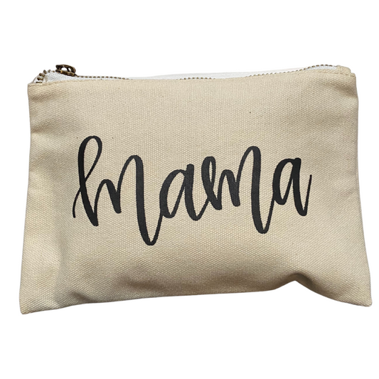 Mama canvas pouch